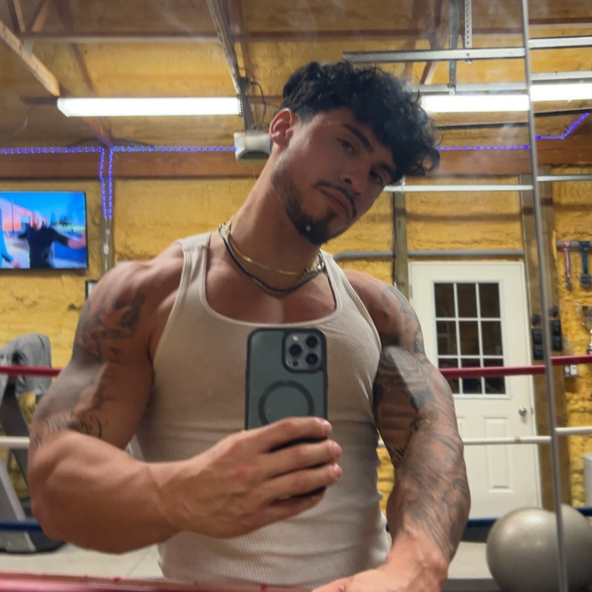 Ben at the boxing gym today